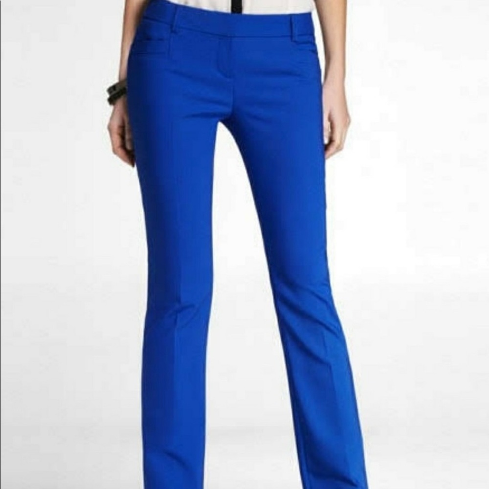 Express Cobalt Blue Columnist Pant